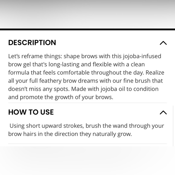 Belle En Argent Reframing CLEAR Brow Gel - Picture 2 of 8